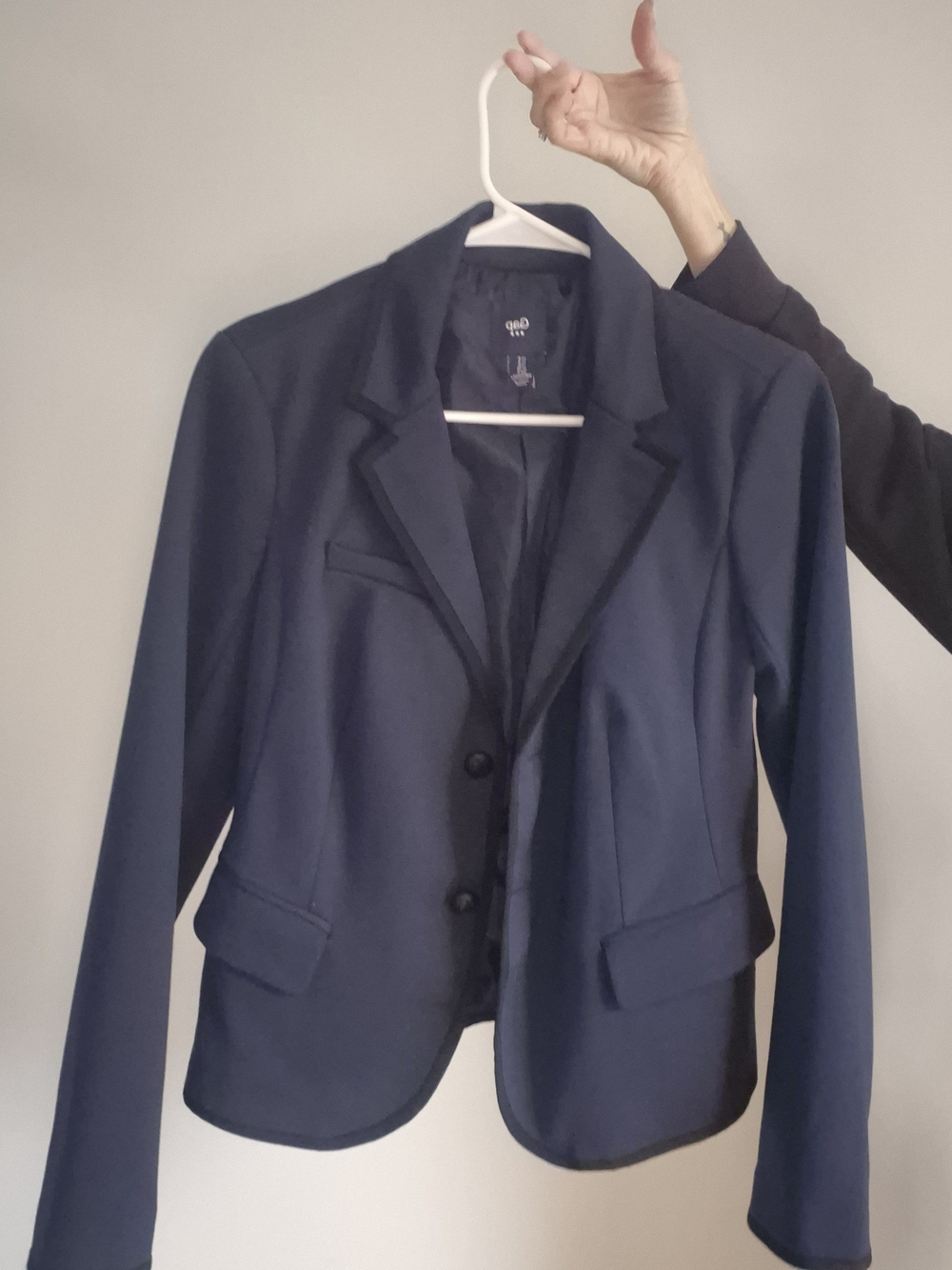 GAP Women's Navy Tailored Blazer Jacket